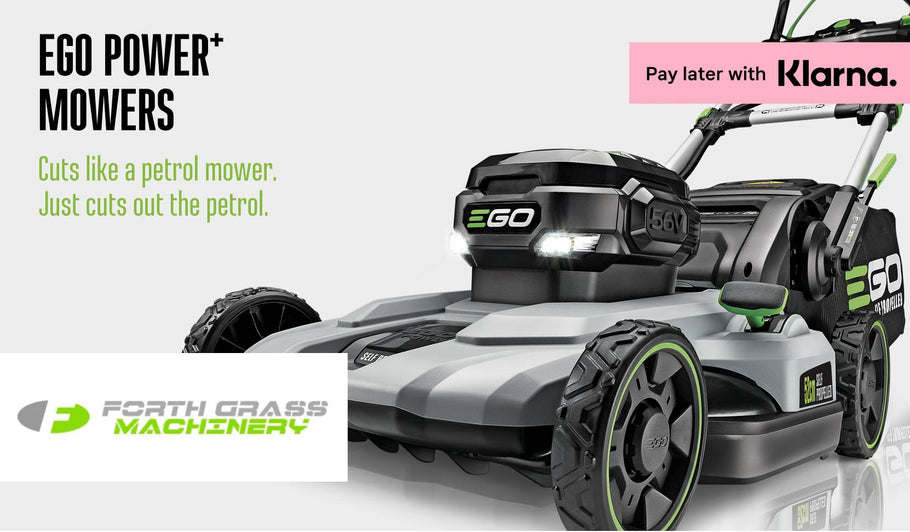 EGO Power+ product range at Forth Grass Machinery