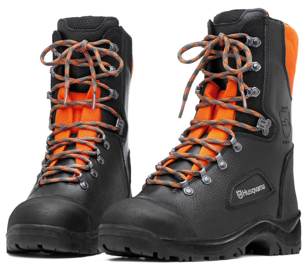Husqvarna Classic 20 Chainsaw Leather Boots - With Saw Protection