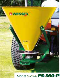 WESSEX GRANULAR SALT SPREADERS - Mounted PTO salt spreader