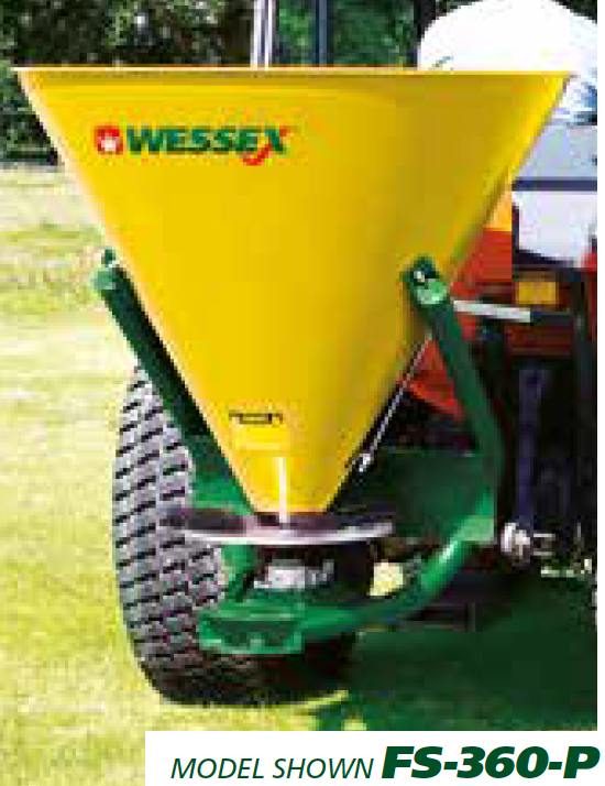 WESSEX GRANULAR SALT SPREADERS - Mounted PTO salt spreader